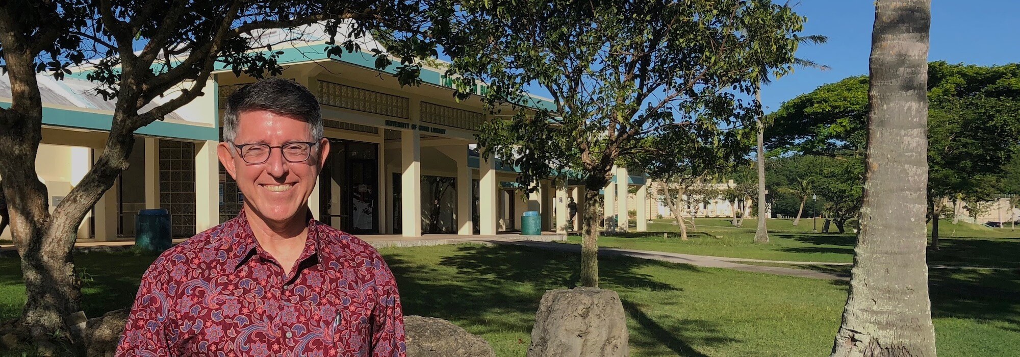 <p>
	<span style="font-size: 24px; font-family: arial; color: rgb(0, 0, 0);">I thank the many volunteers who developed and maintain this website. Learning and teaching CHamoru and other regional languages are very much at the core of the mission of the University of Guam.</span></p>
<p style="text-align: right;">
	<span style="font-family: arial;"><span style="font-size: 20px;"><em><strong><span style="color: rgb(0, 100, 0);">Thomas W. Krise, Former President of the University of Guam</span></strong></em></span></span></p>
